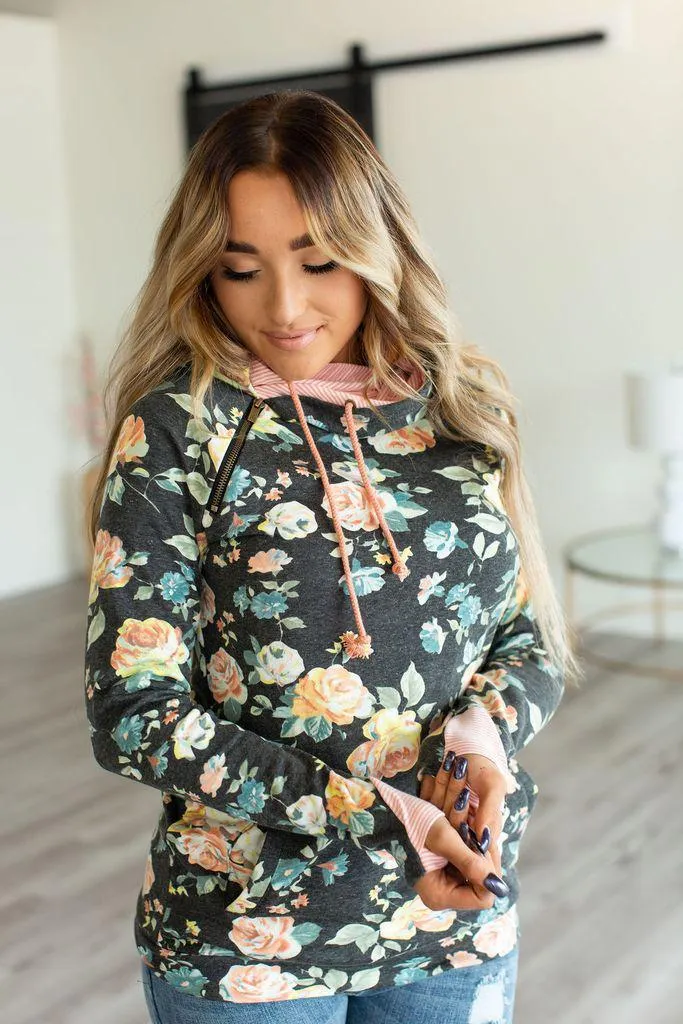 Ampersand Avenue DoubleHood Sweatshirt - Coming Up Roses