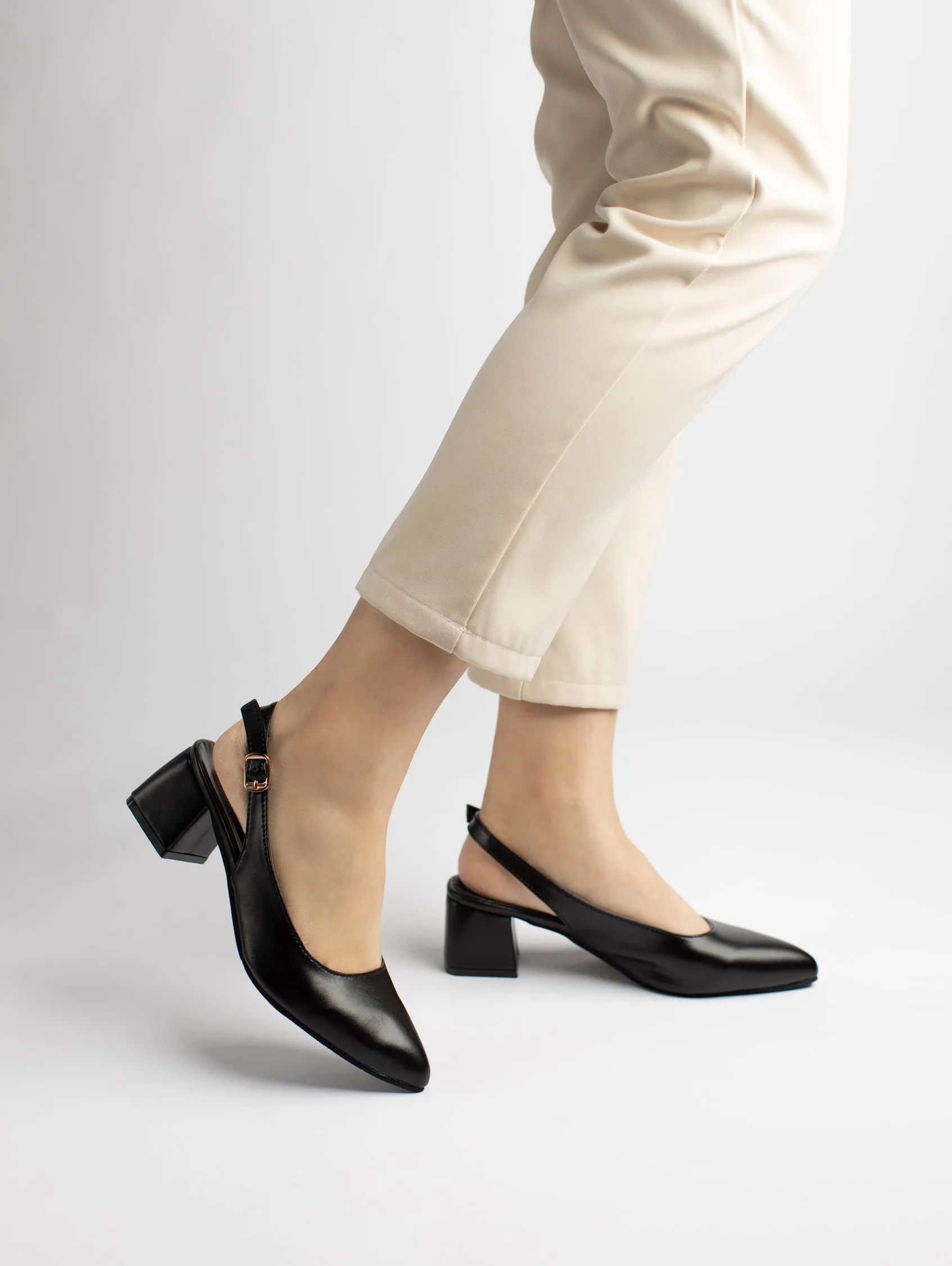 BASIC Bella Slingback Heels