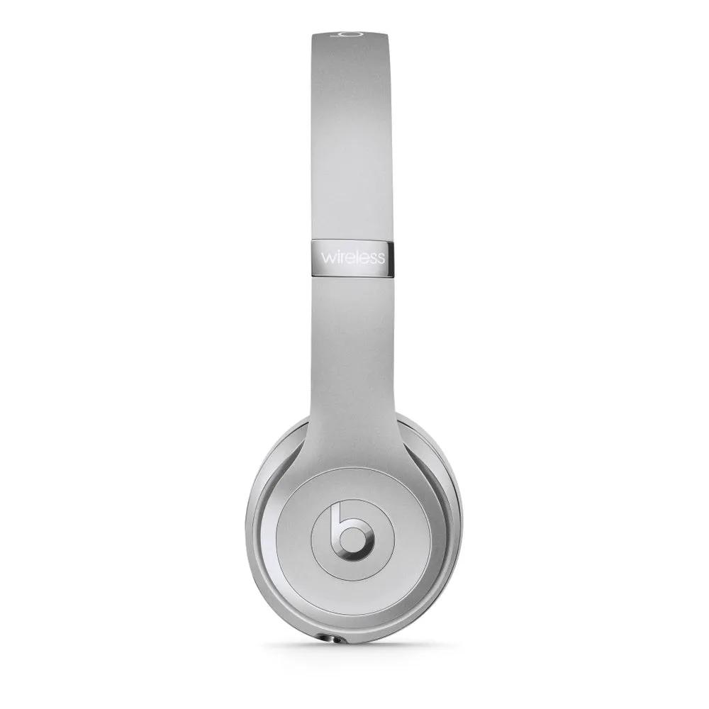 Beats Solo3 Wireless On-Ear Headphones - Silver (Latest Model)