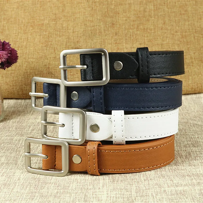 Belt Women's Simple Versatile Belt Retro Casual Jeans Decorative Leather