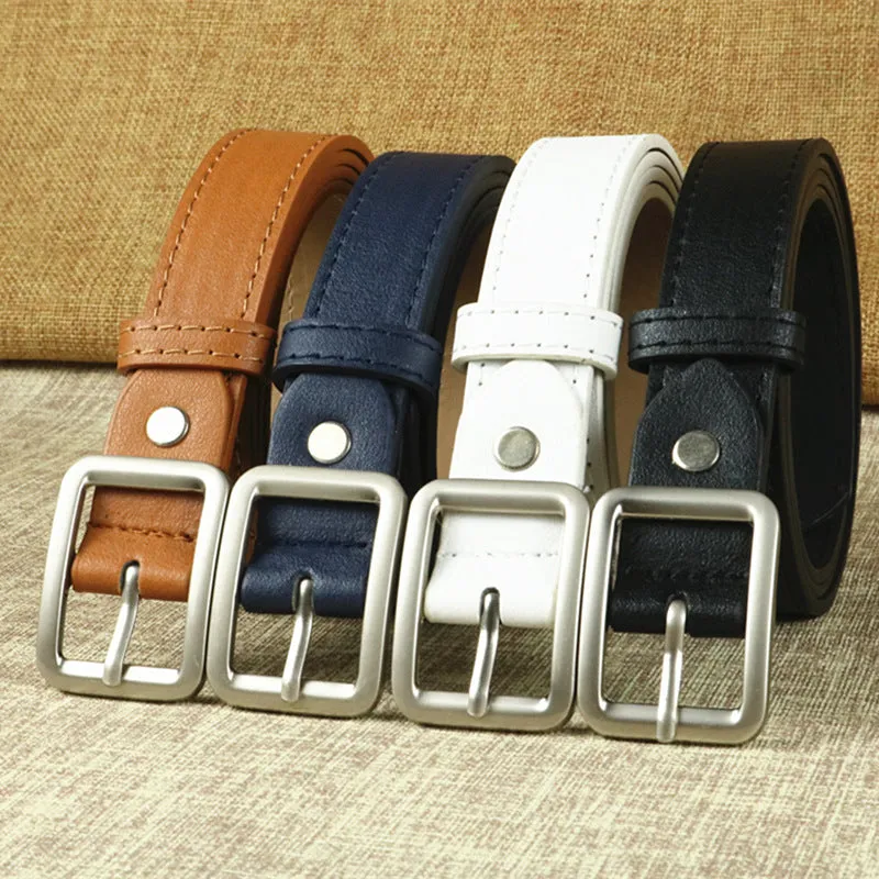 Belt Women's Simple Versatile Belt Retro Casual Jeans Decorative Leather