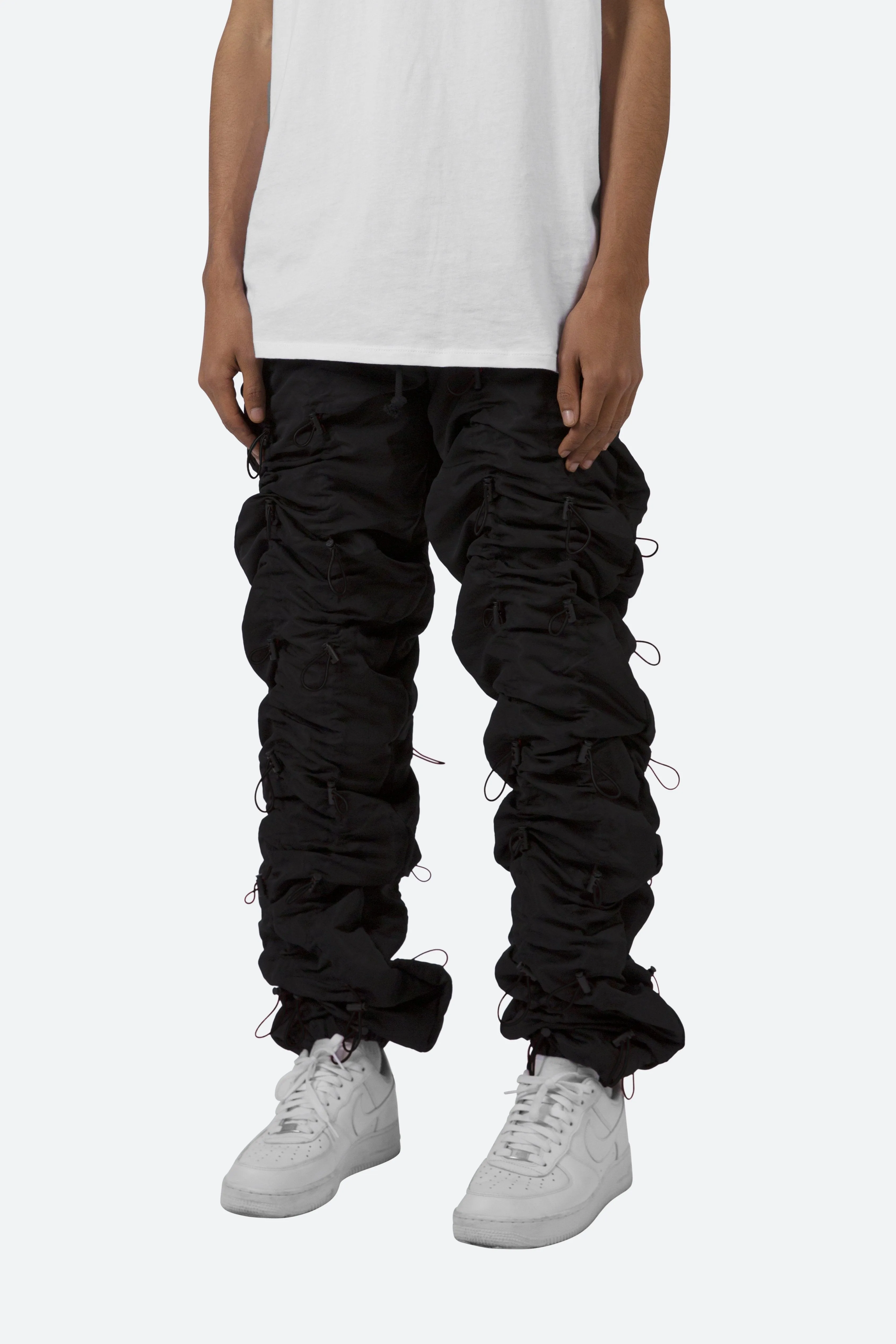 Bungee Cord Pants - Black/Black