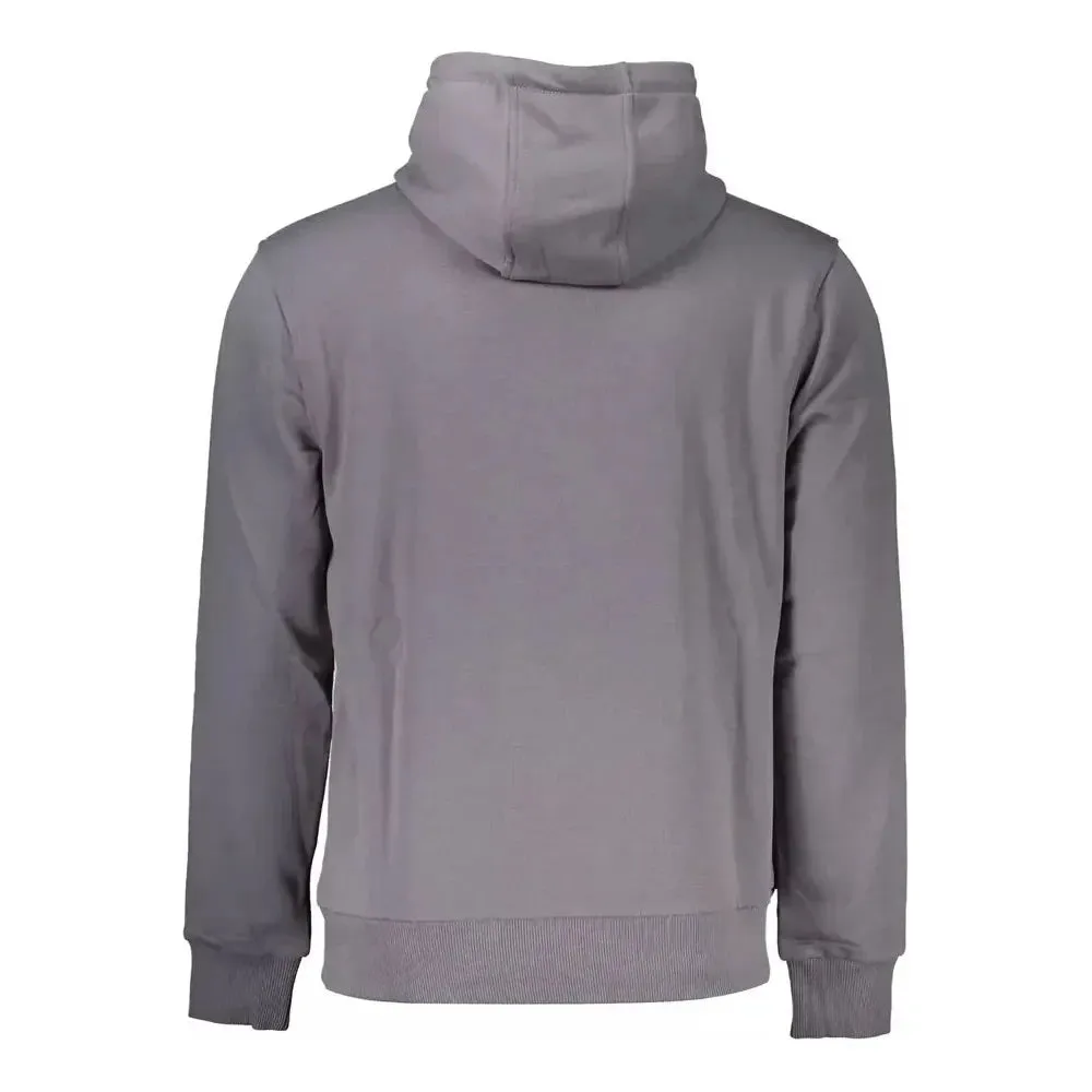 Cavalli Class Gray Cotton Men Sweater