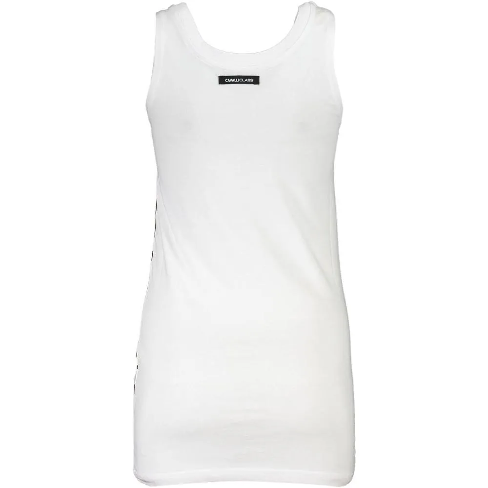 Cavalli Class White Cotton Women Top