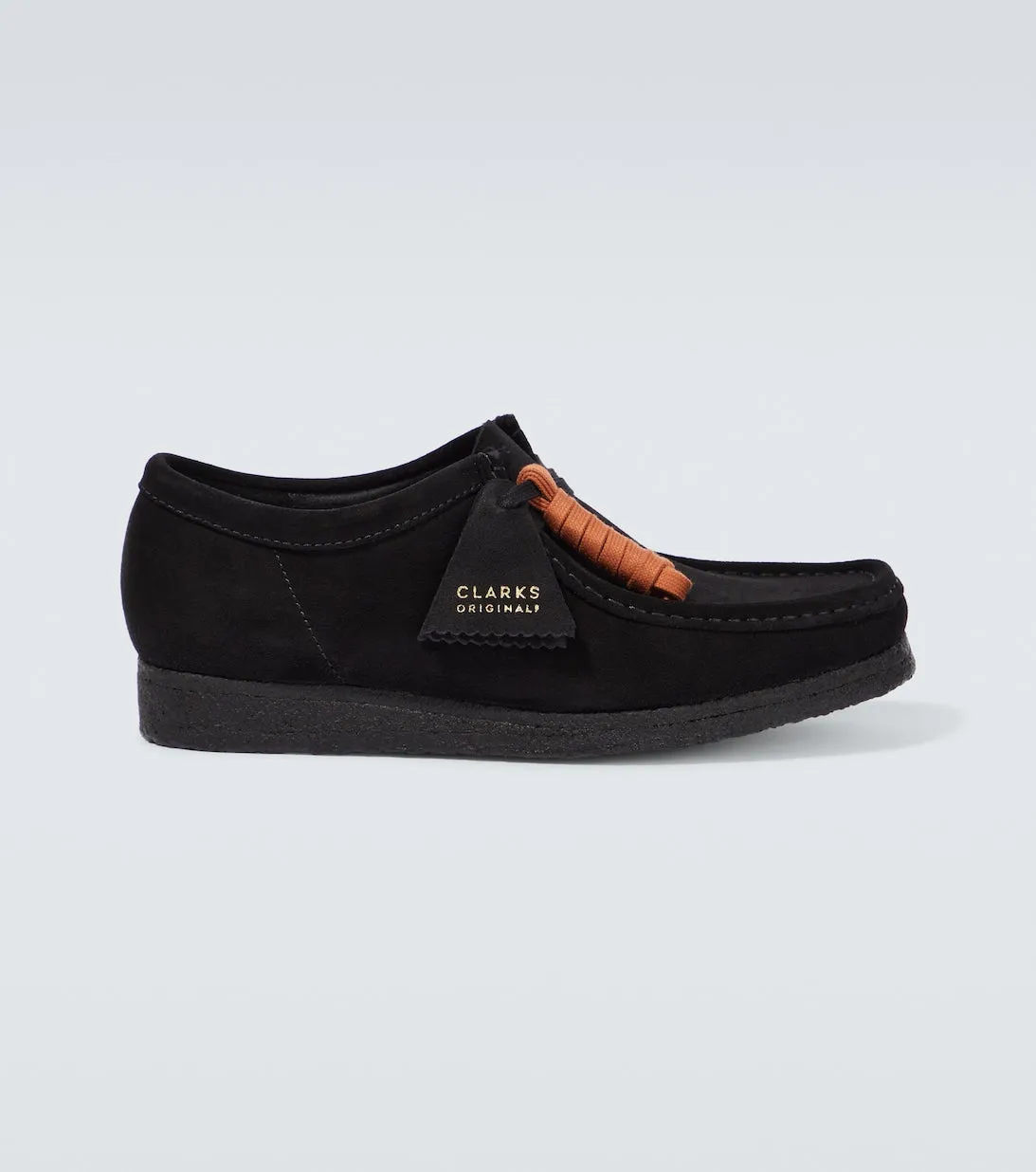 Clarks Originals Wallabee Suede Boots, Black