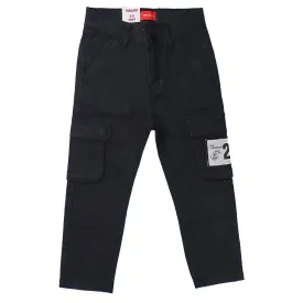 Cotton Pant For Boys - Black