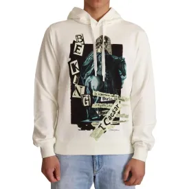 Dolce & Gabbana Regal King Motif Hooded Pullover Sweater