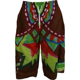 Dsquared² Exclusive Multicolor Printed Swim Shorts