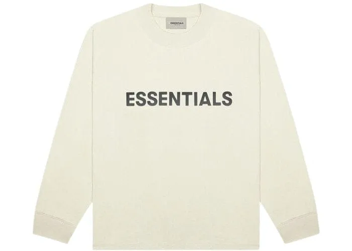 ESSENTIALS FOG 3D SILICON LONG SLEEVE BUTTERCREAM