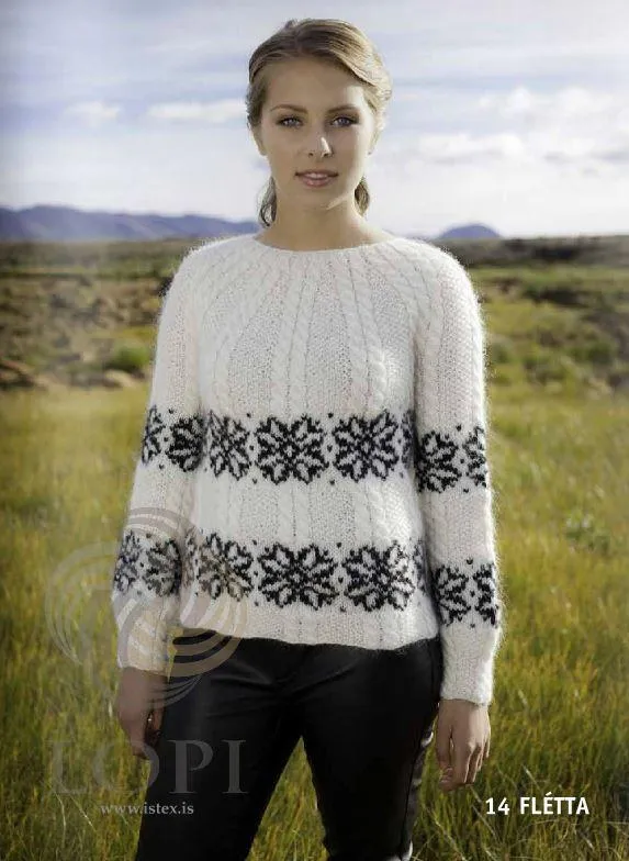 Flétta Women Wool Sweater White