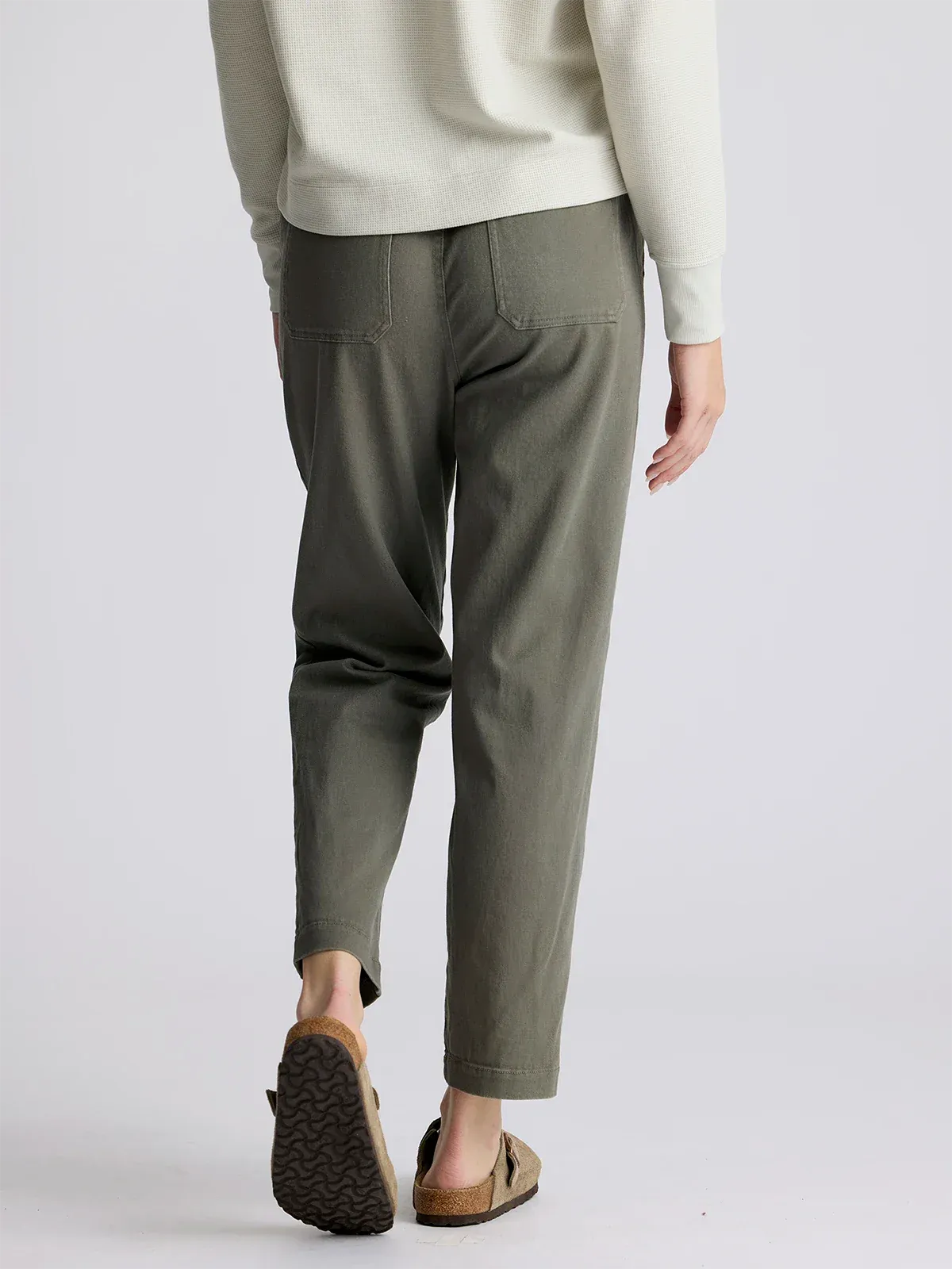 Free Fly Women's Pacifica Twill Pant in Smokey Olive