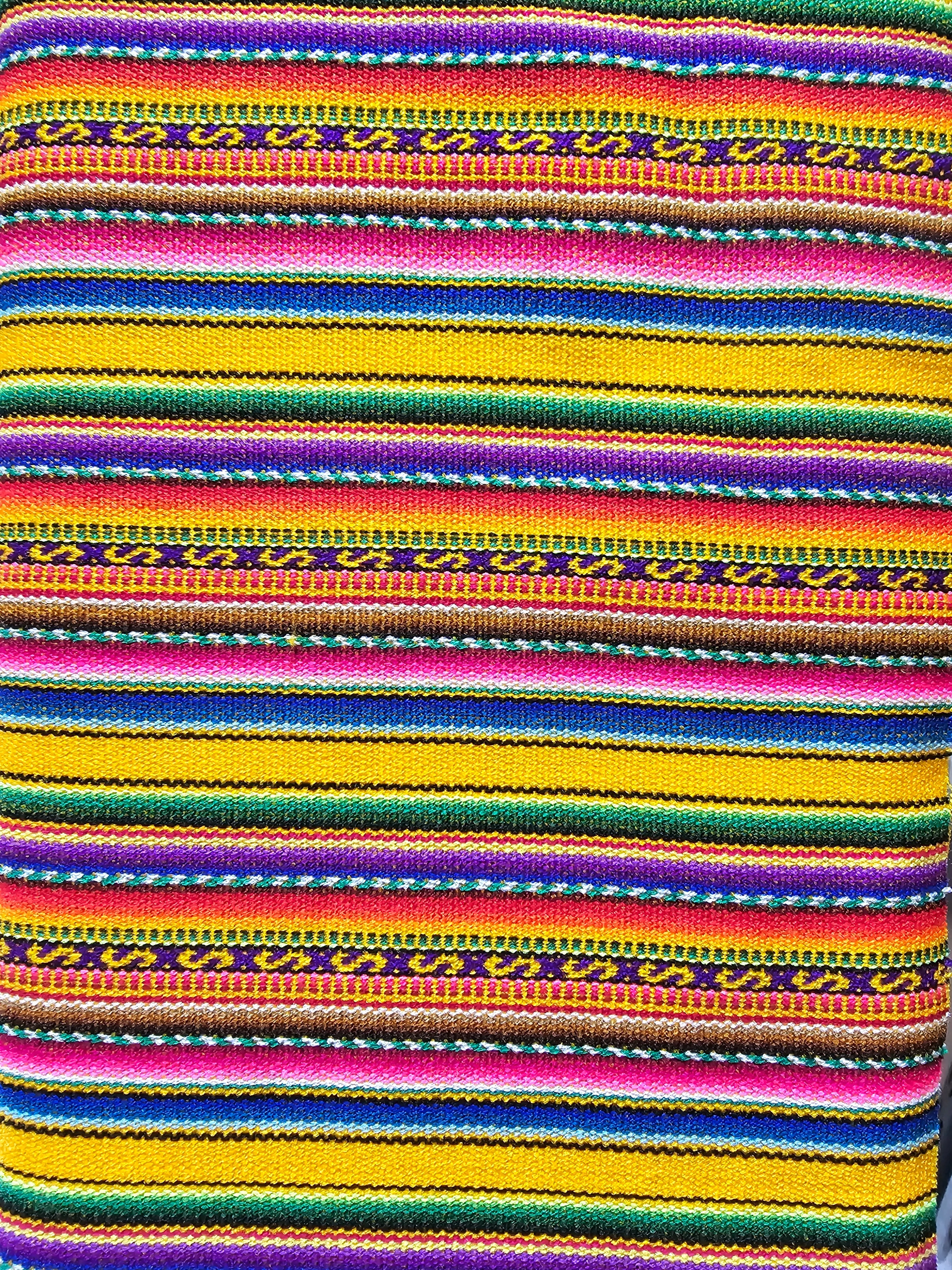 Genuine Aguayo Bolivian Peruvian Yellow fabric