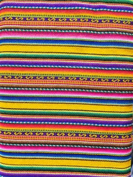 Genuine Aguayo Bolivian Peruvian Yellow fabric