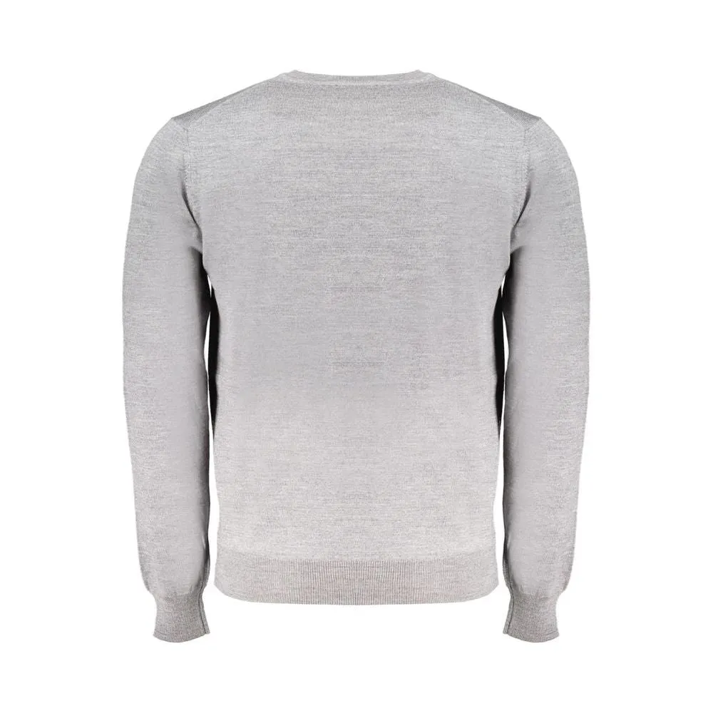 Harmont & Blaine Gray Wool Sweater