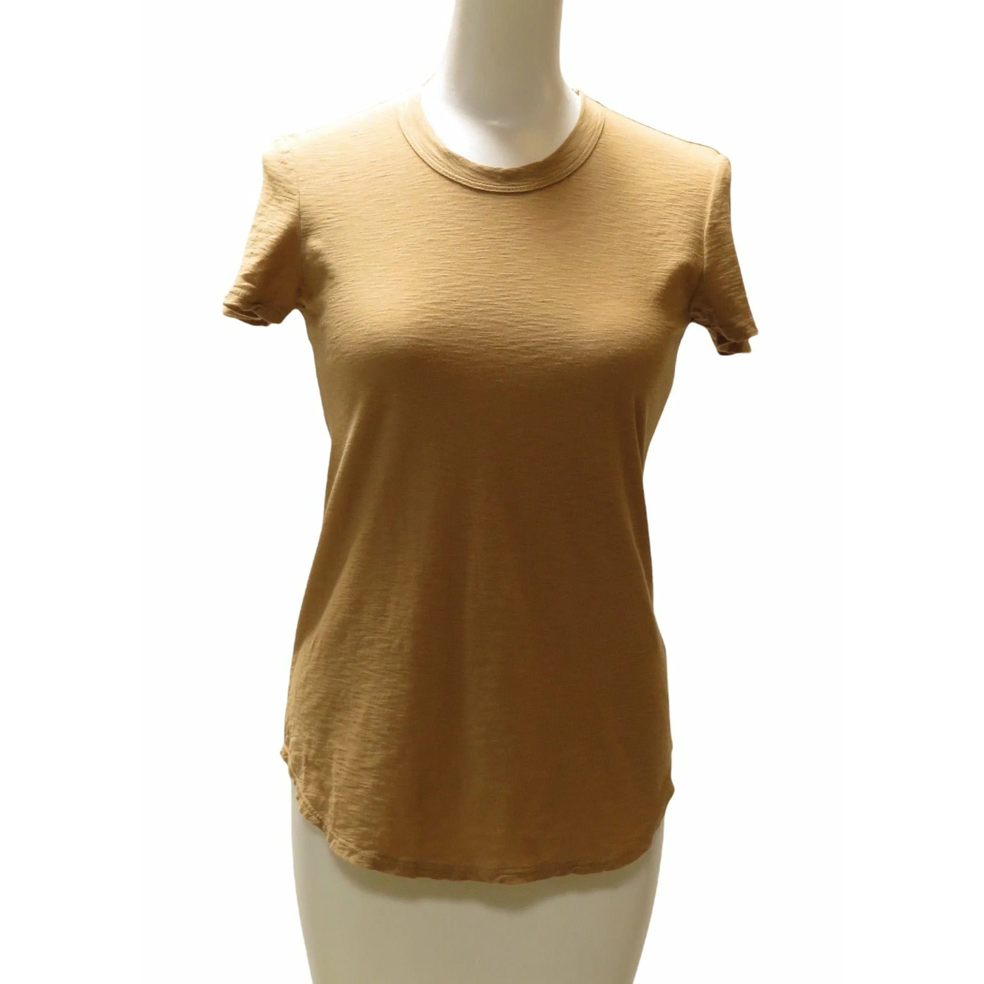 James Perse Sheer Slub Crew Neck Tee