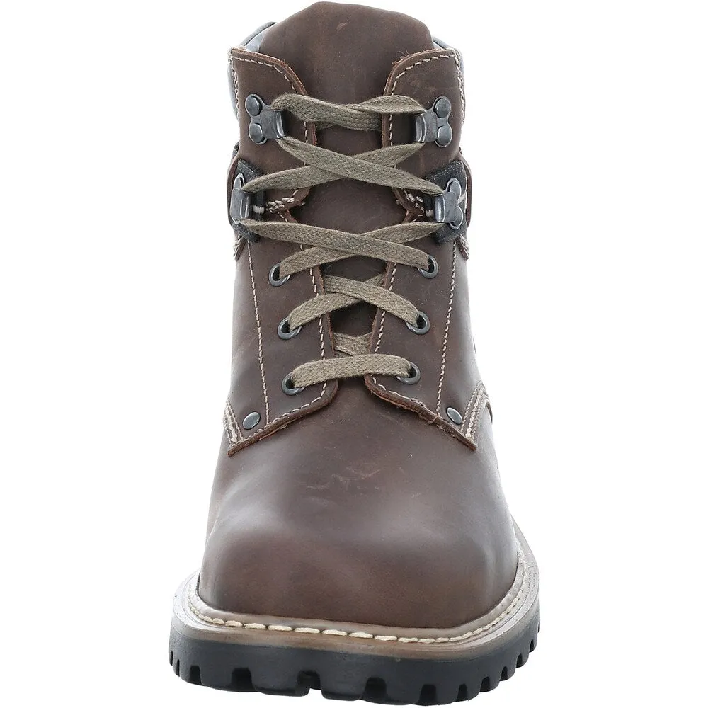 JOSEF SEIBEL Adelboden lace-up boots, dark brown