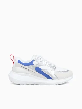 L003 Evo Wht Red Blu textile Suede