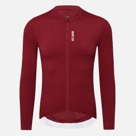 Men's LS Cycling Jersey Reki Jam Red