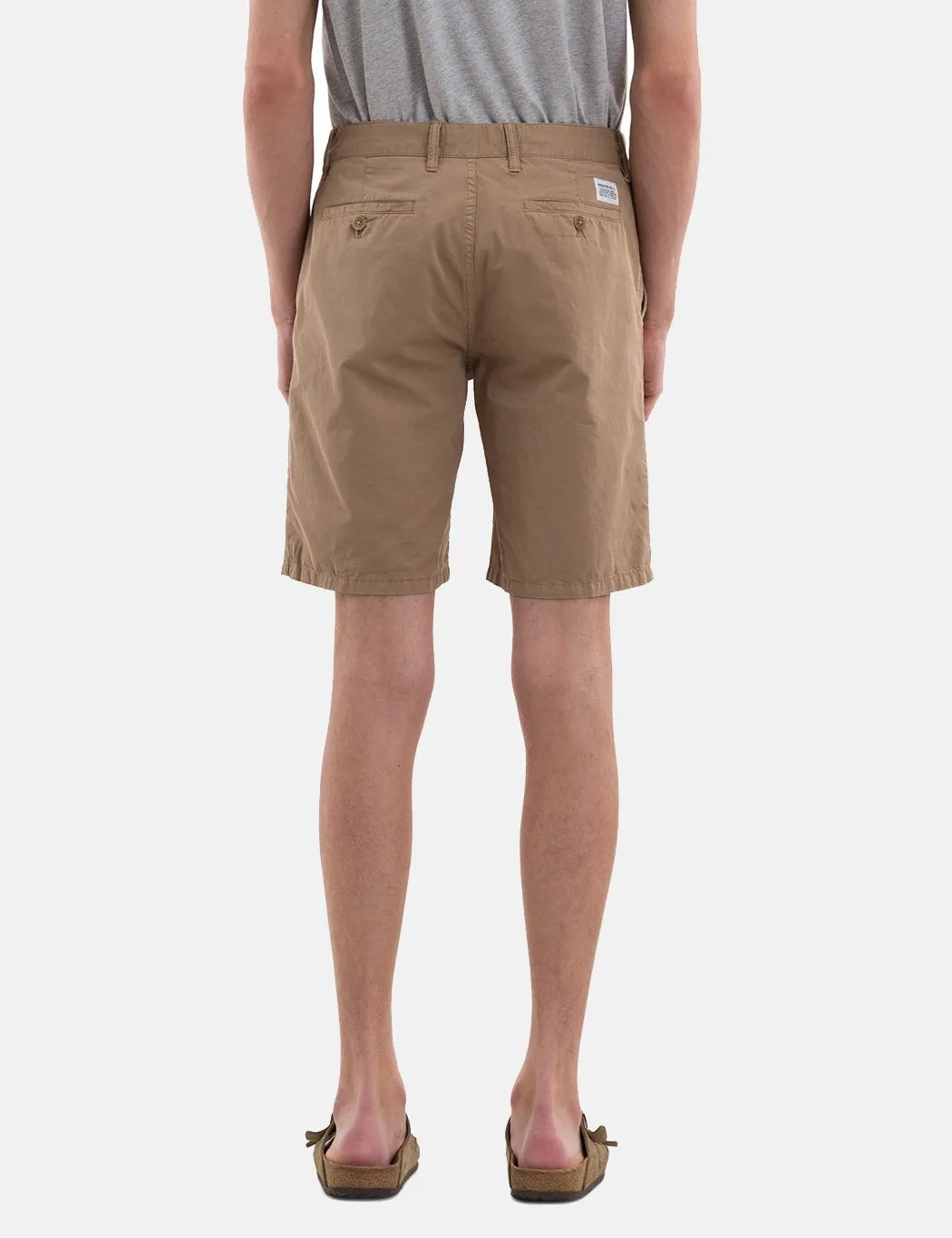 Norse Projects Aros Light Twill Shorts - Utility Khaki