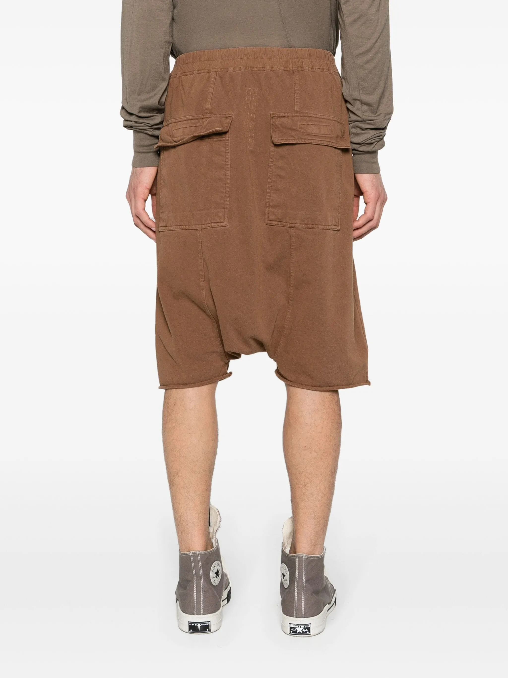 PODS DRAWSTRING DROP-CROTCH SHORTS