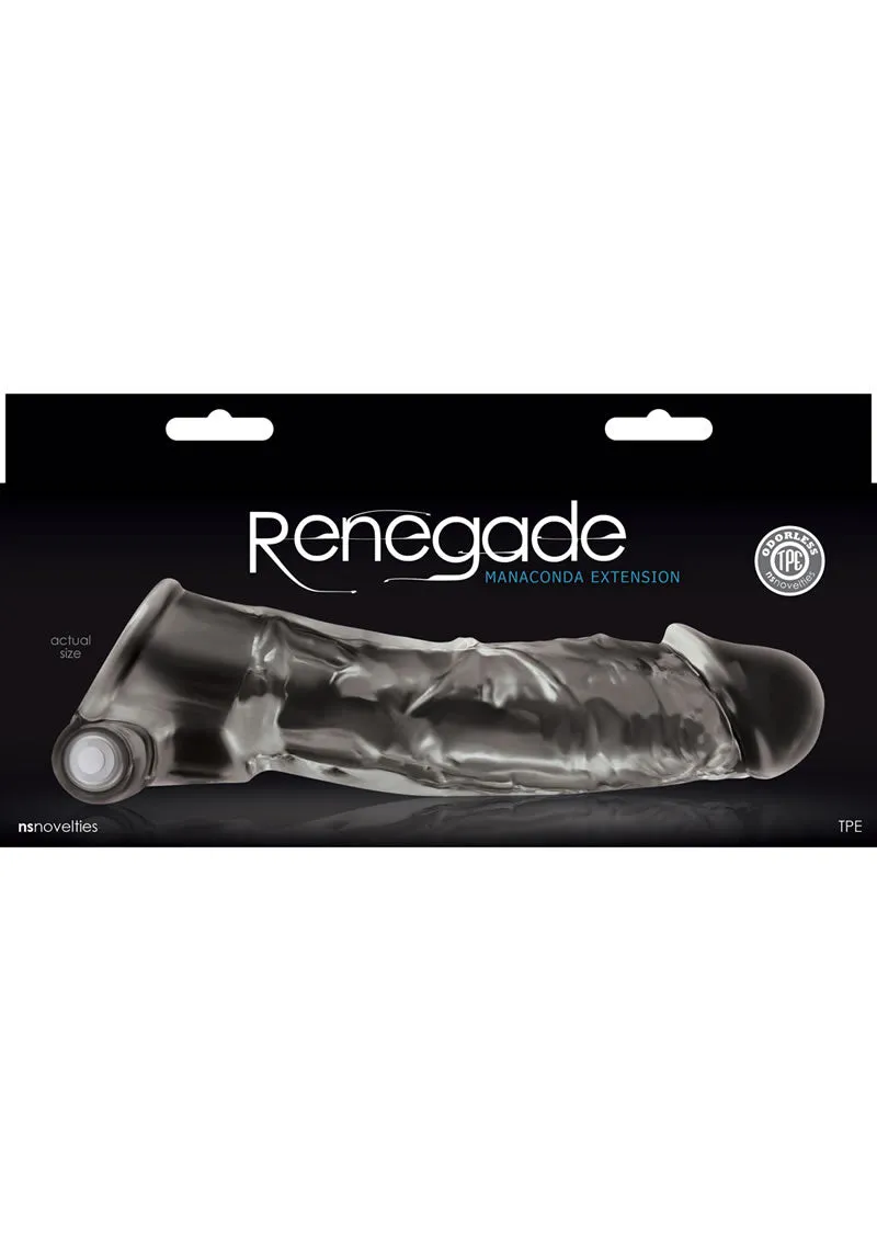 Renegade Manaconda Vibrating Realistic Dildo Penis Extender