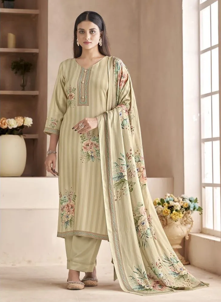 Rivaa Latest Unstitched Cotton Suit Dress Material for Women