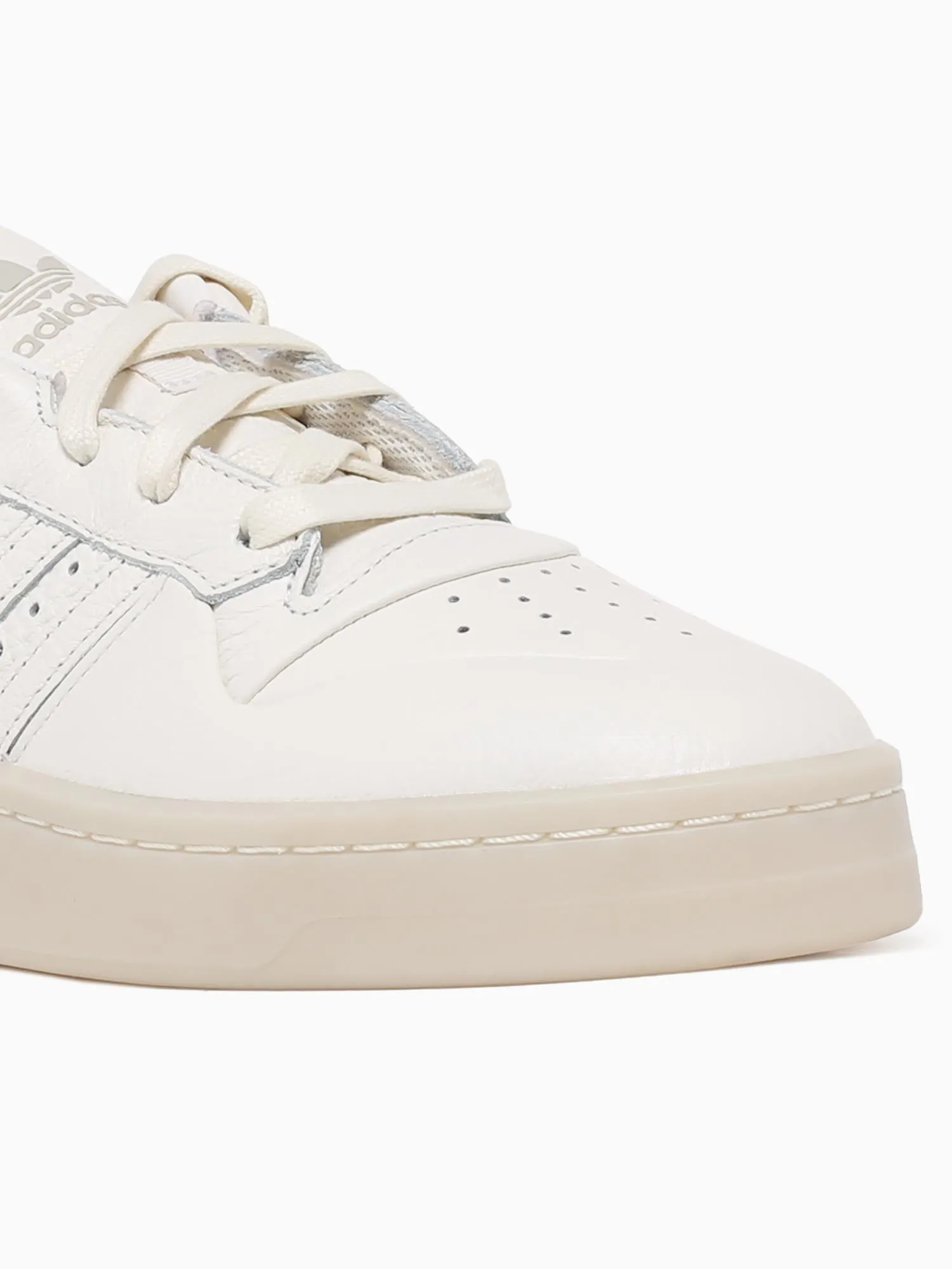 Rivalry Lux Low White Ivory leather