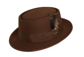 Rust Pork Pie Hat