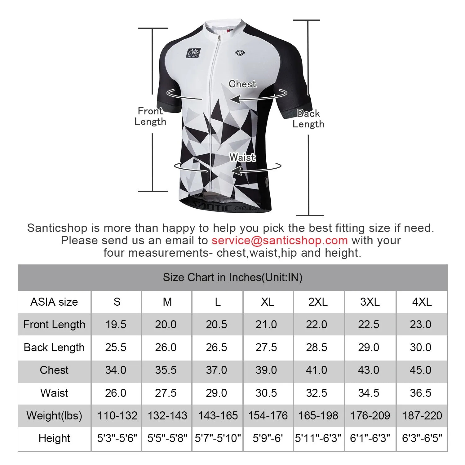 Santic Baffin Men Cycling Jersey Breathable