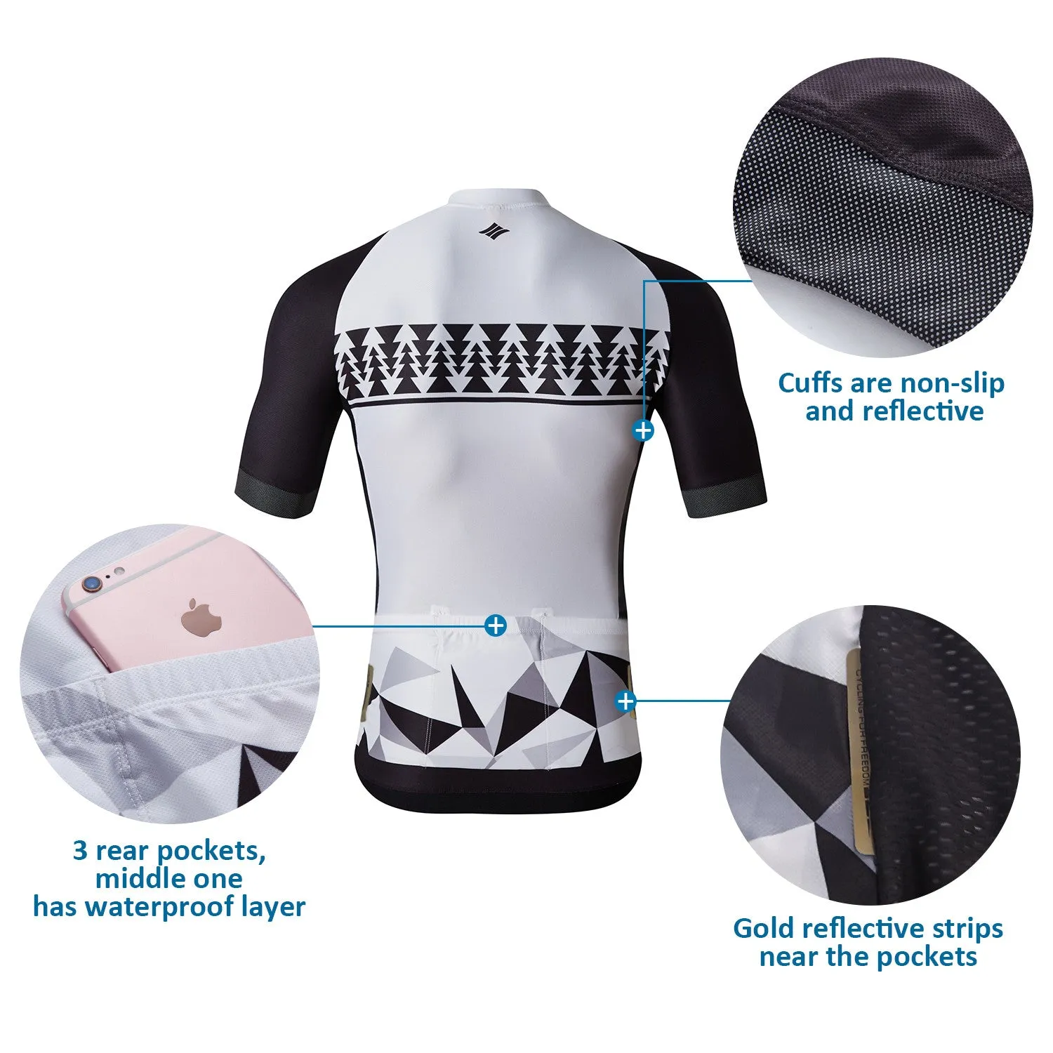 Santic Baffin Men Cycling Jersey Breathable