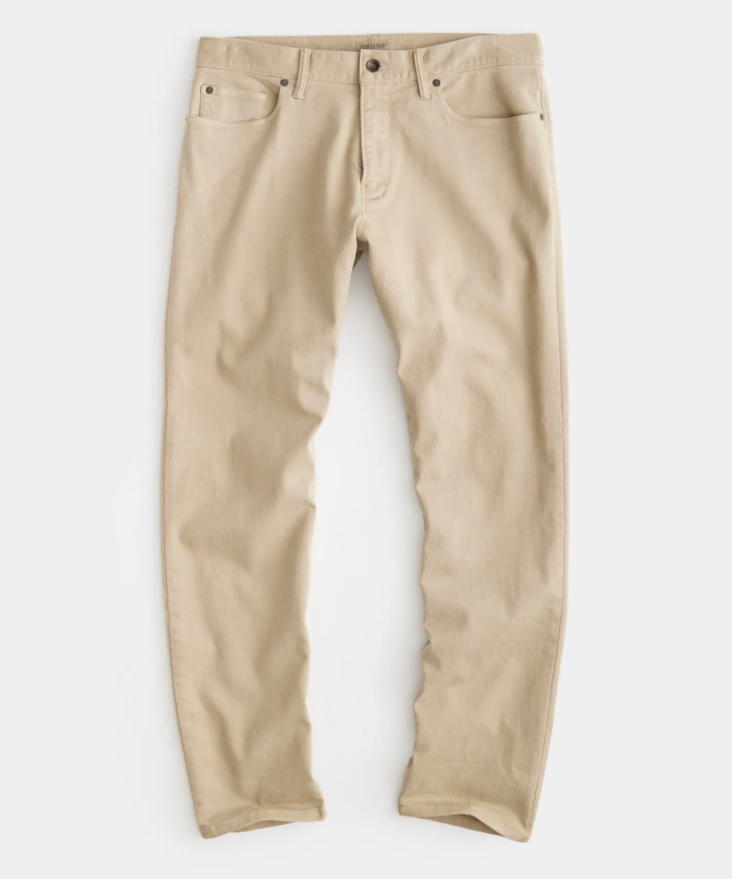 Slim Fit 5-Pocket Chino in Casual Khaki