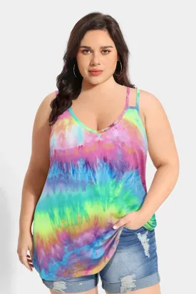 Supersoft Tie Dye Sexy Camisoles Tank Top