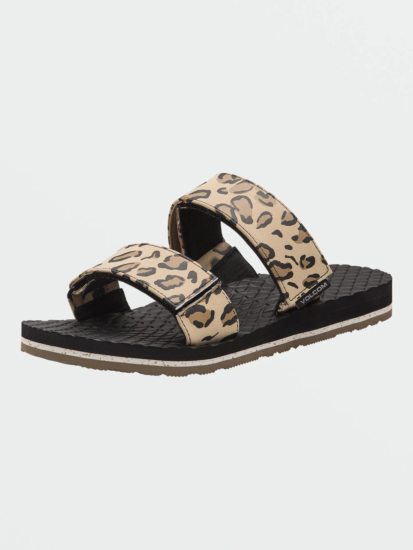 Womens Eco Recliner Slide Sandals - Leopard