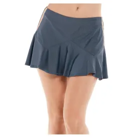 Women's Royale Stripe Flounce Tennis Skort Slate