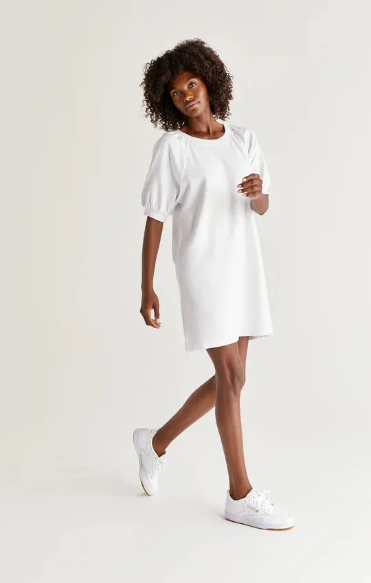 Z Supply Gianna Terry Mini Dress - White