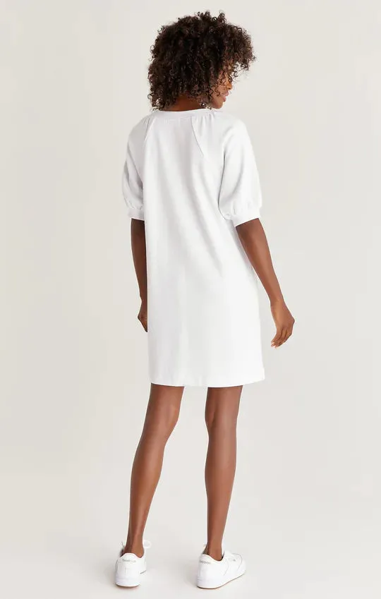 Z Supply Gianna Terry Mini Dress - White